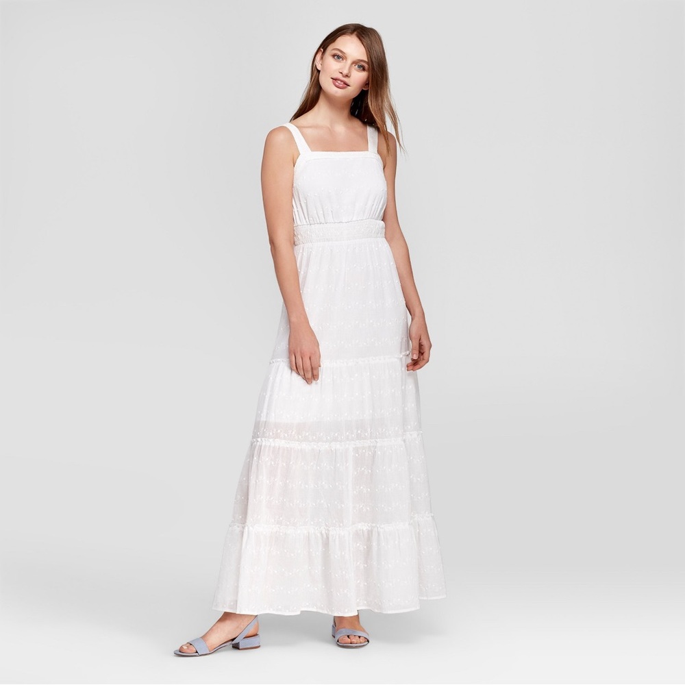 Knox Rose White Maxi Dress L